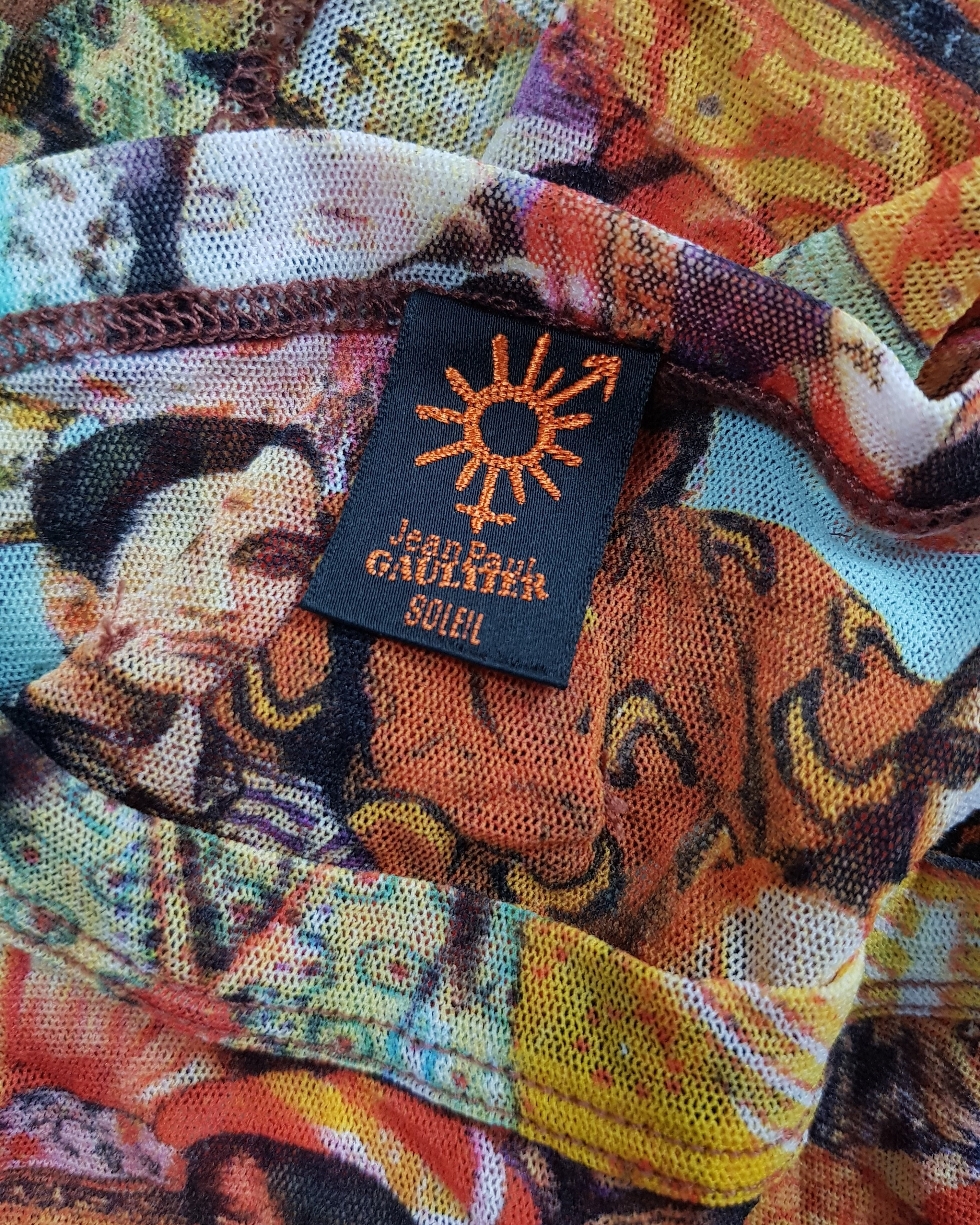 JEAN PAUL GAULTIER Collector "Around the World" mesh shirt 2000