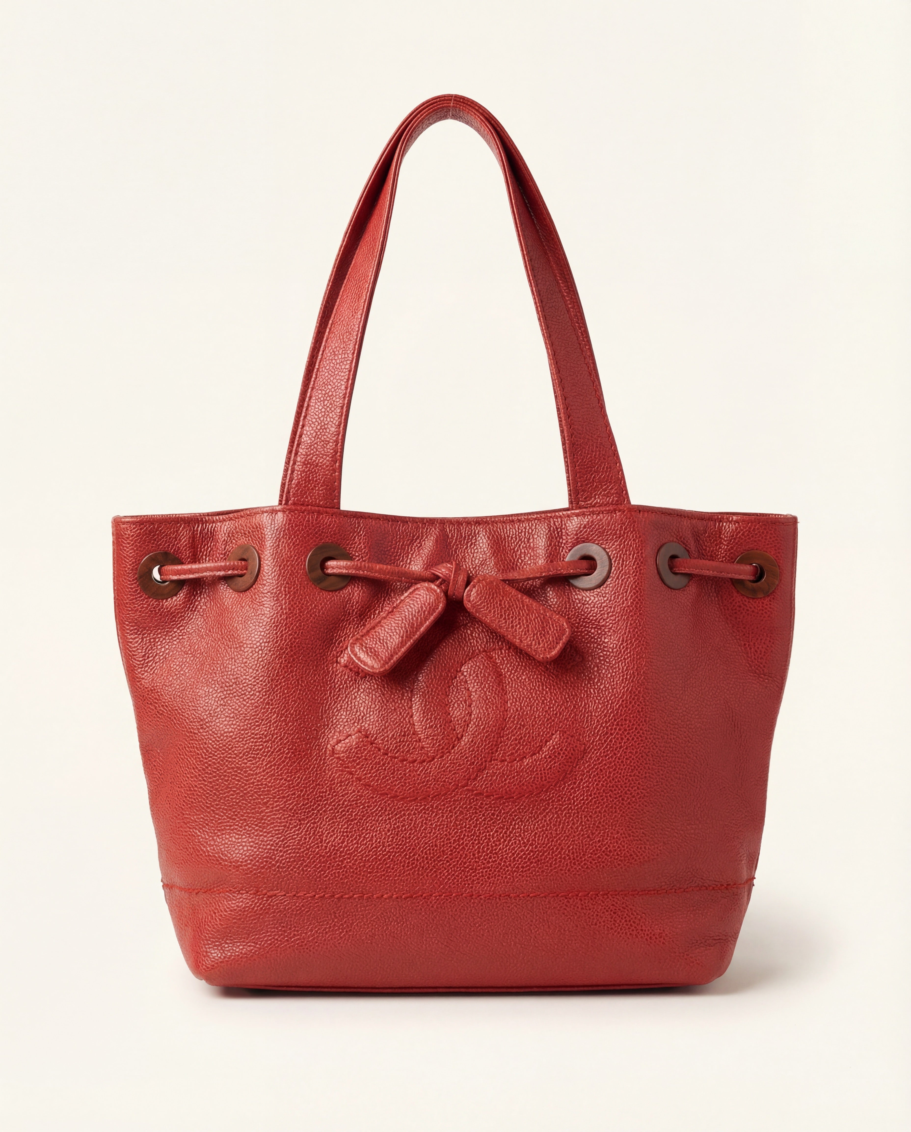 CHANEL Red Lambskin Leather Wallet (Copia) (Copia)