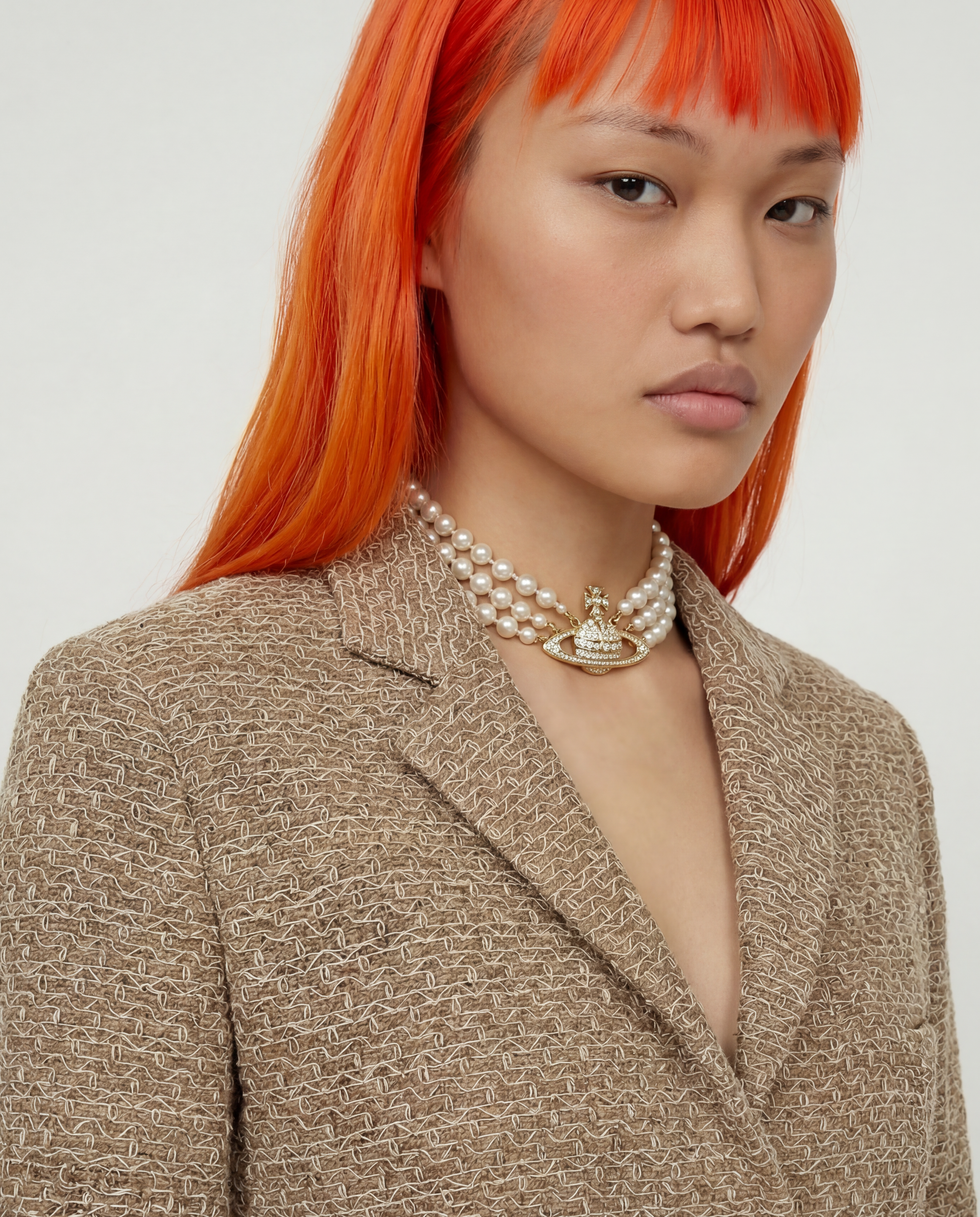 CHANEL Wool Blend Ensemble Jacket & Trousers Set Circa 1990