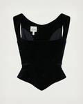 VIVIENNE WESTWOOD black velvet corset circa 1990