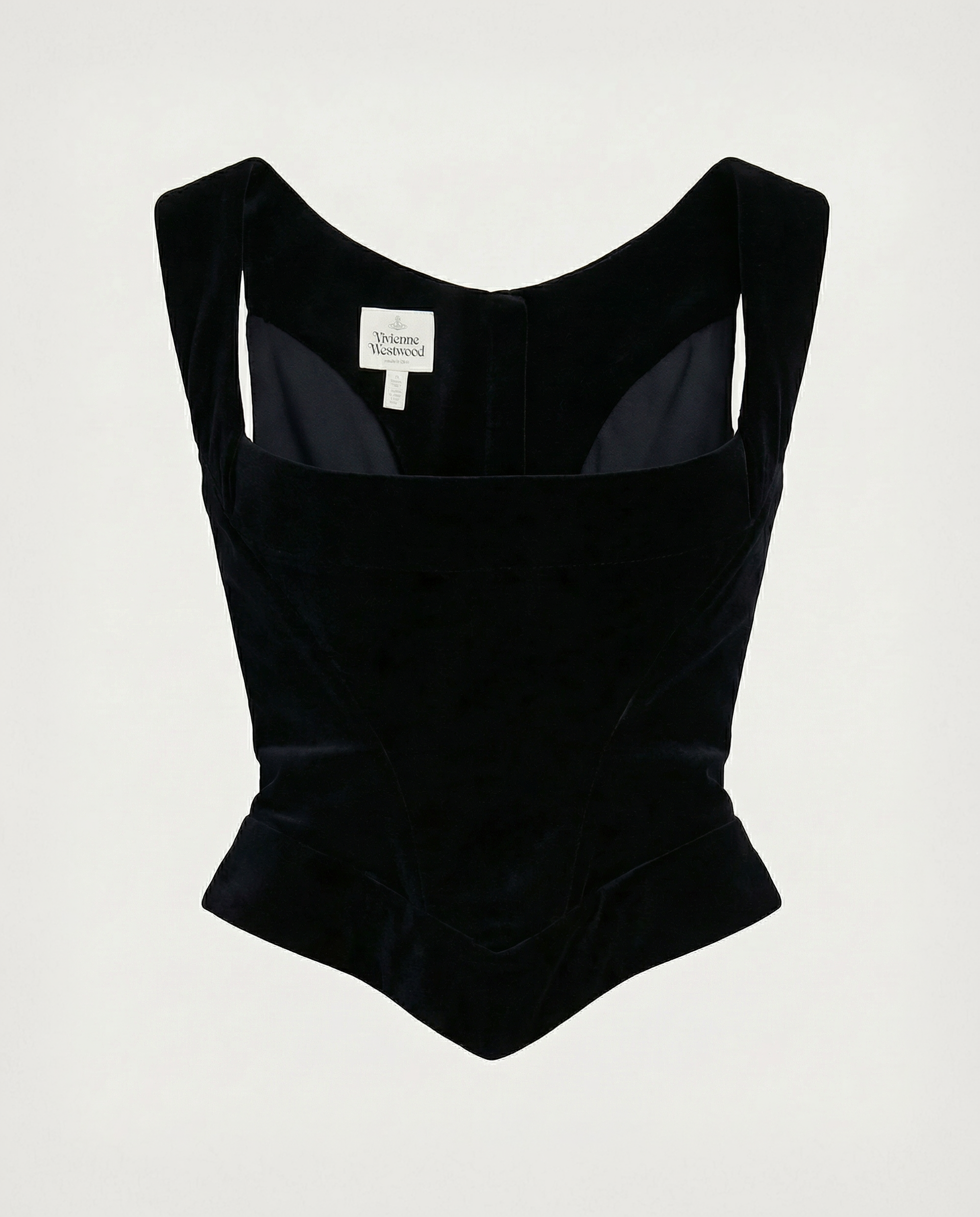 VIVIENNE WESTWOOD black velvet corset circa 1990
