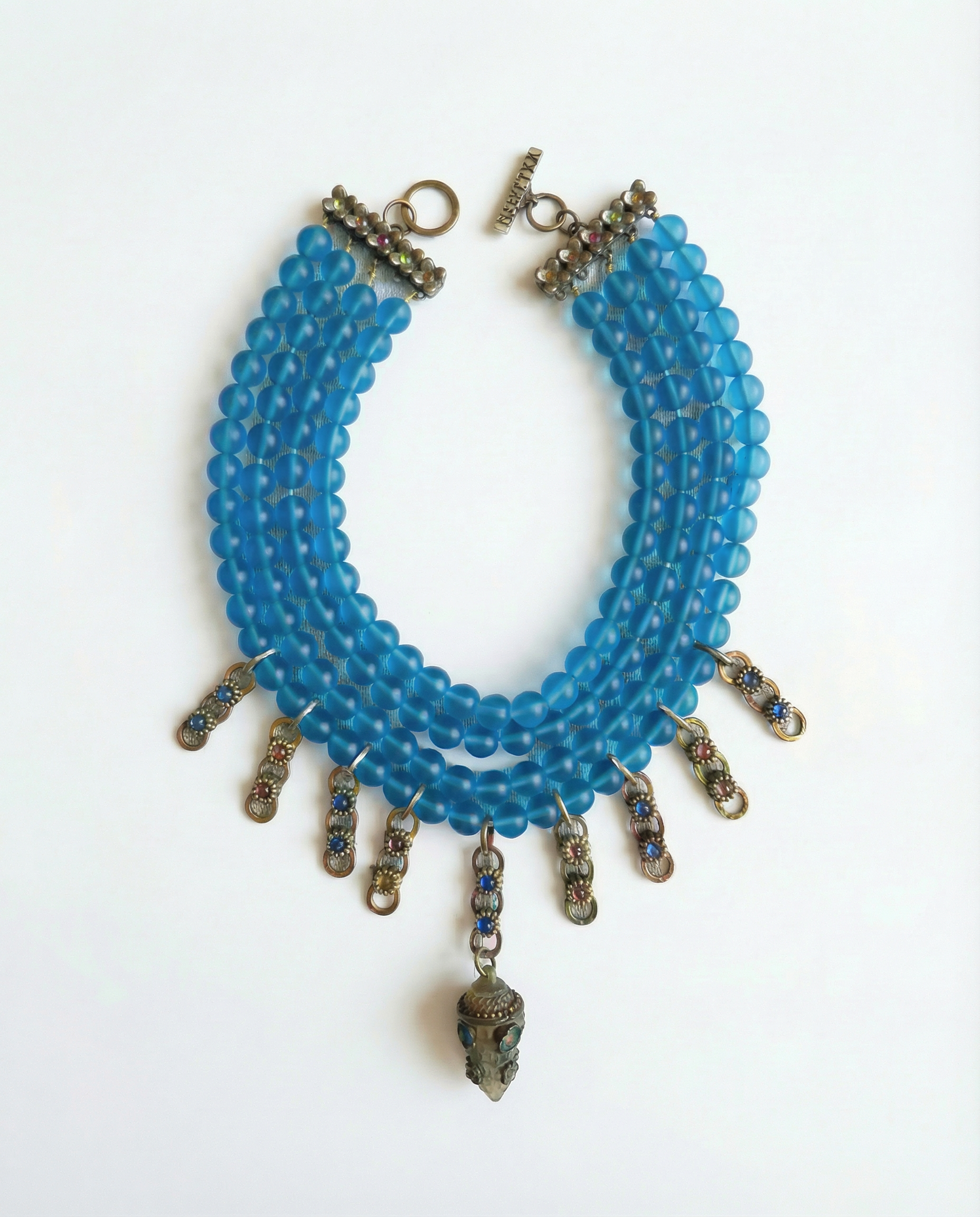 JEAN PAUL GAULTIER Iconic multi row Choker SS 1994