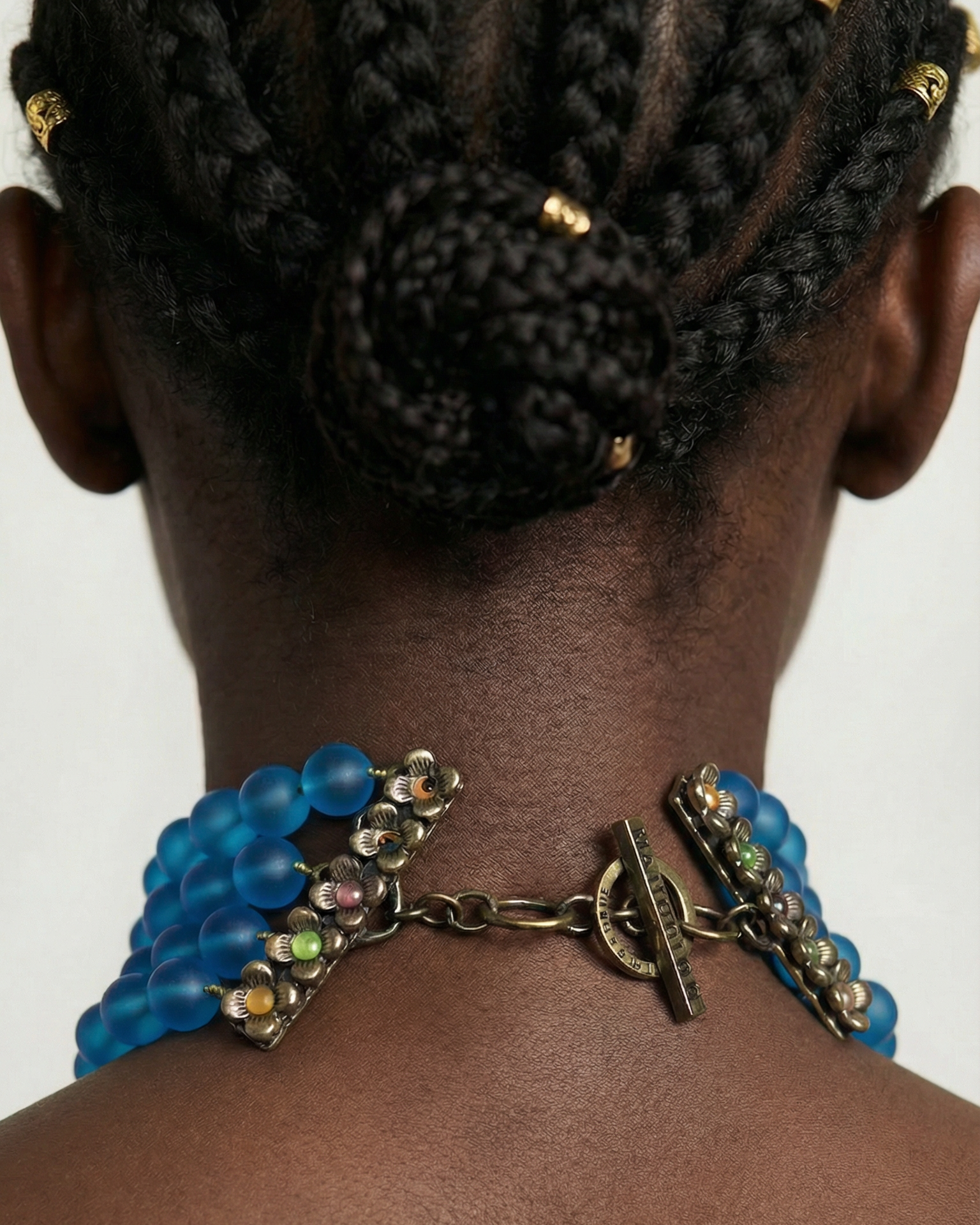 JEAN PAUL GAULTIER Iconic multi row Choker SS 1994