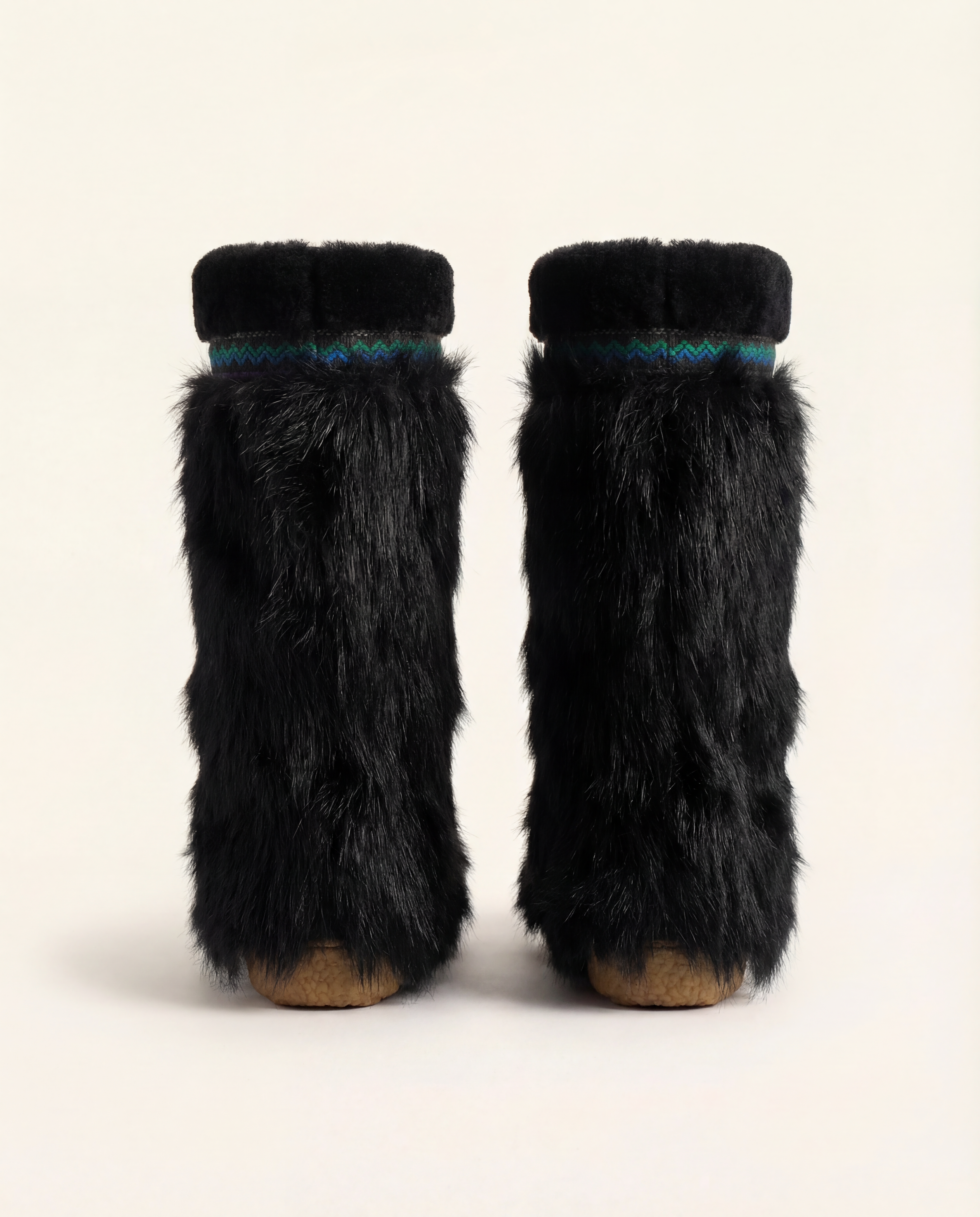 DIADORA Rare Yeti Black Boots Pristine Circa 1970